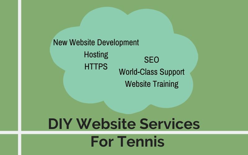 DIY tennis website services